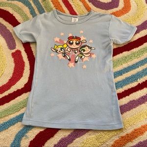 Vintage Changes Power Puff Girls Front and Back Graphic Tshirt